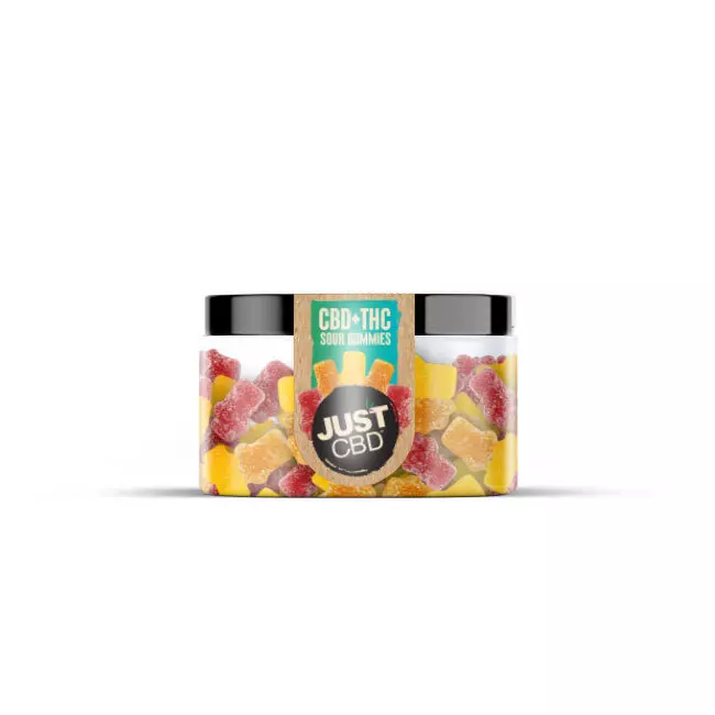 CBD + THC Sour Gummies (4oz & 16oz)